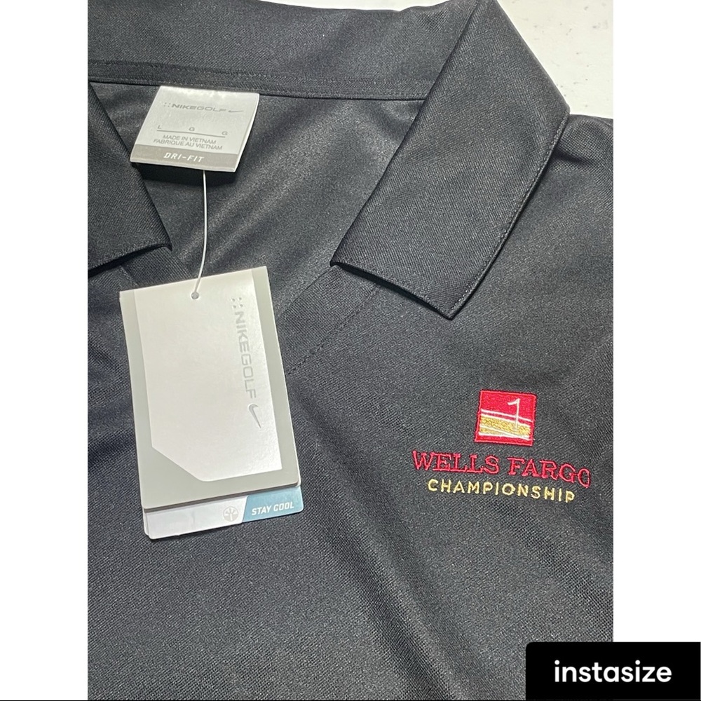 Nike Golf Dri-Fit women’s large Wells Fargo Championship polo. NWT style 354067